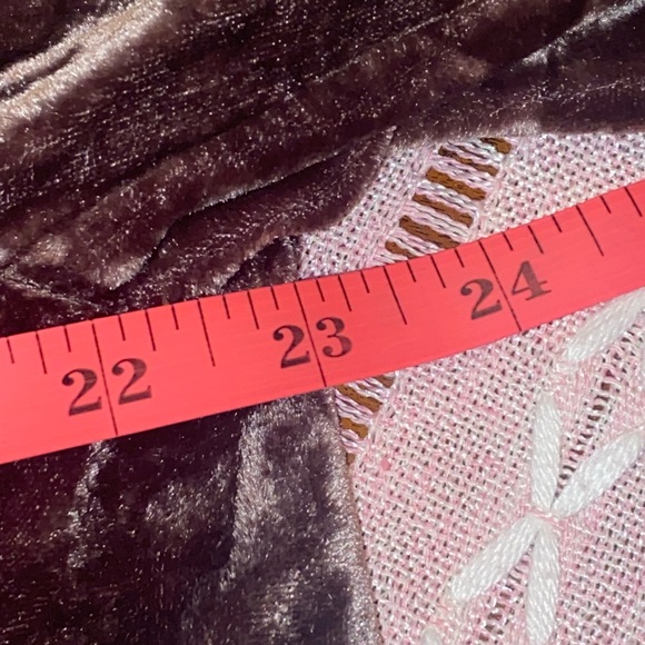 H & M CRUSHED-VELVET BLAZER, DARK TAUPE, sz 12 - Picture 11 of 14